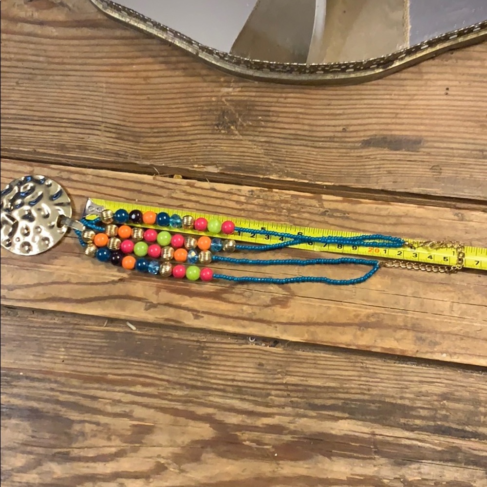 Turquoise and silver necklace